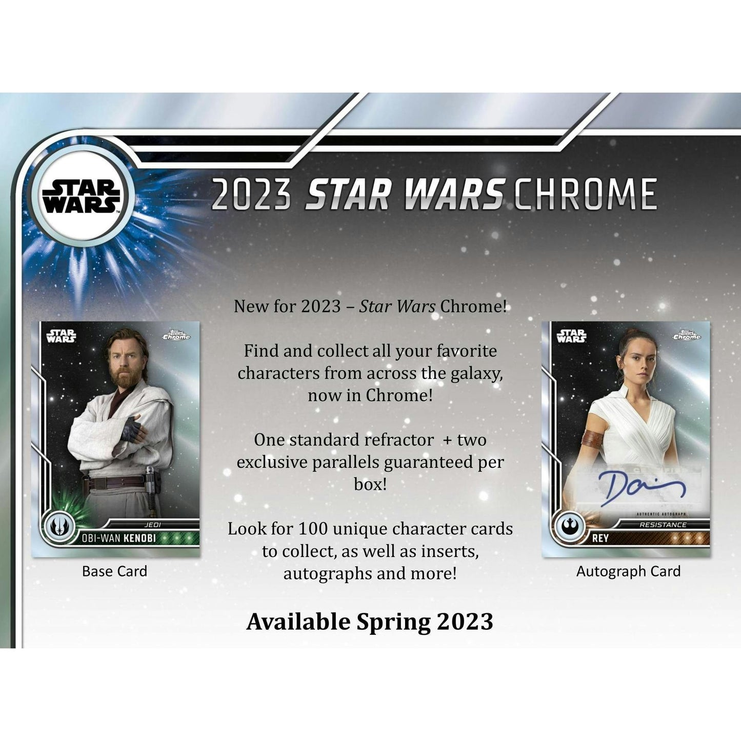 2023 Topps Chrome Star Wars Blaster Box at King Card Canada