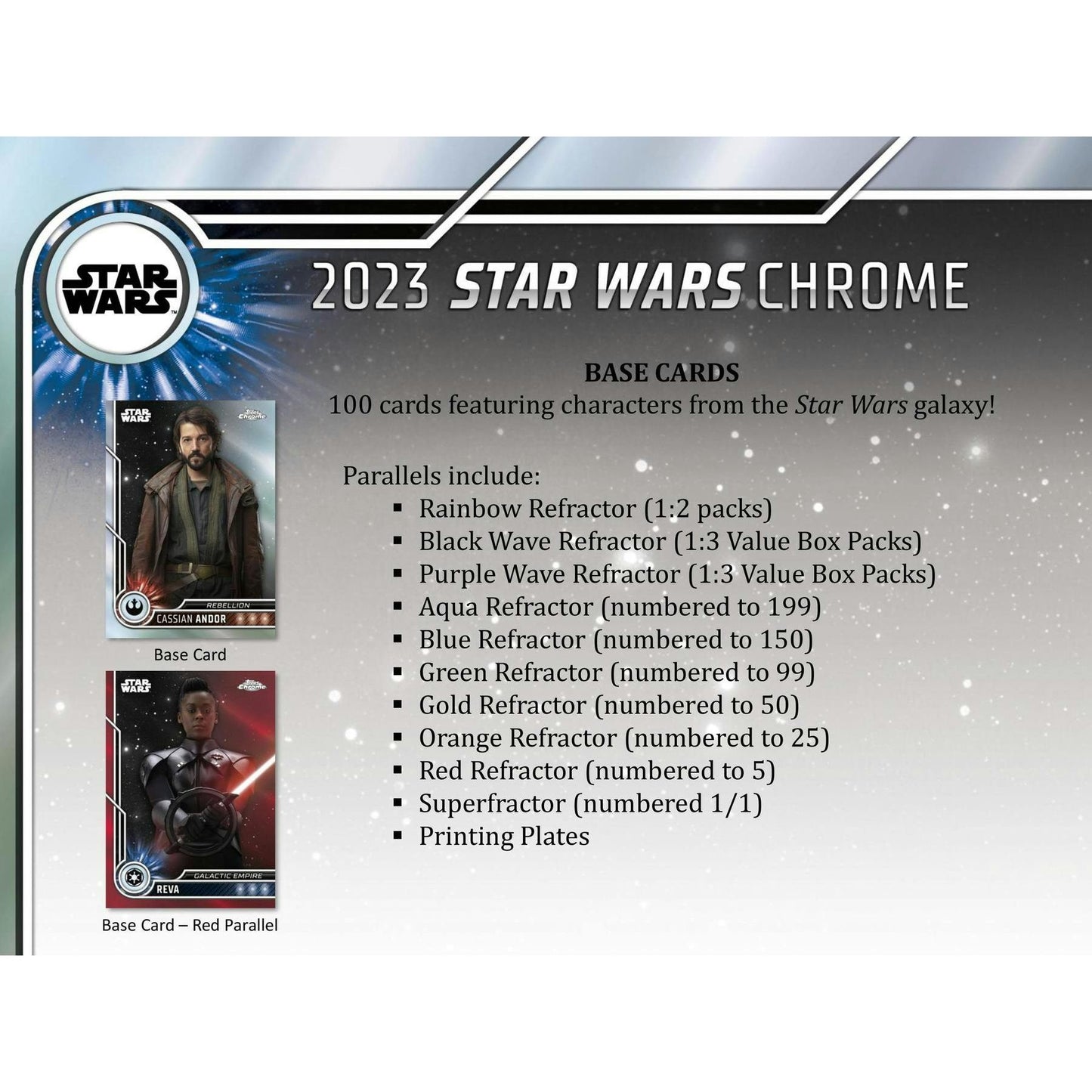 2023 Topps Chrome Star Wars Blaster Box at King Card Canada