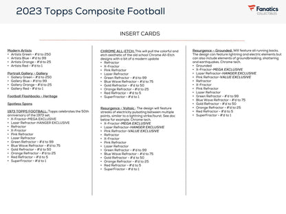 2023 Topps Composite Football Blaster Value Box at King Card Canada