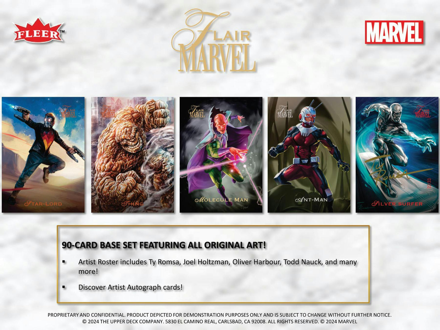 2023 Upper Deck Flair Marvel Trading Cards Hobby Box 053334987240 at King Card Canada
