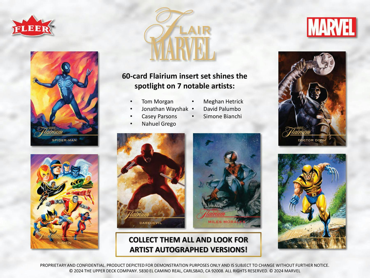 2023 Upper Deck Flair Marvel Trading Cards Hobby Box 053334987240 at King Card Canada