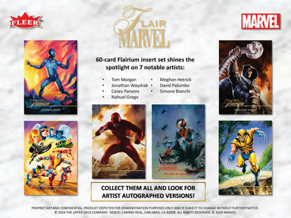 2023 Upper Deck Flair Marvel Trading Cards Hobby Box 053334987240 at King Card Canada