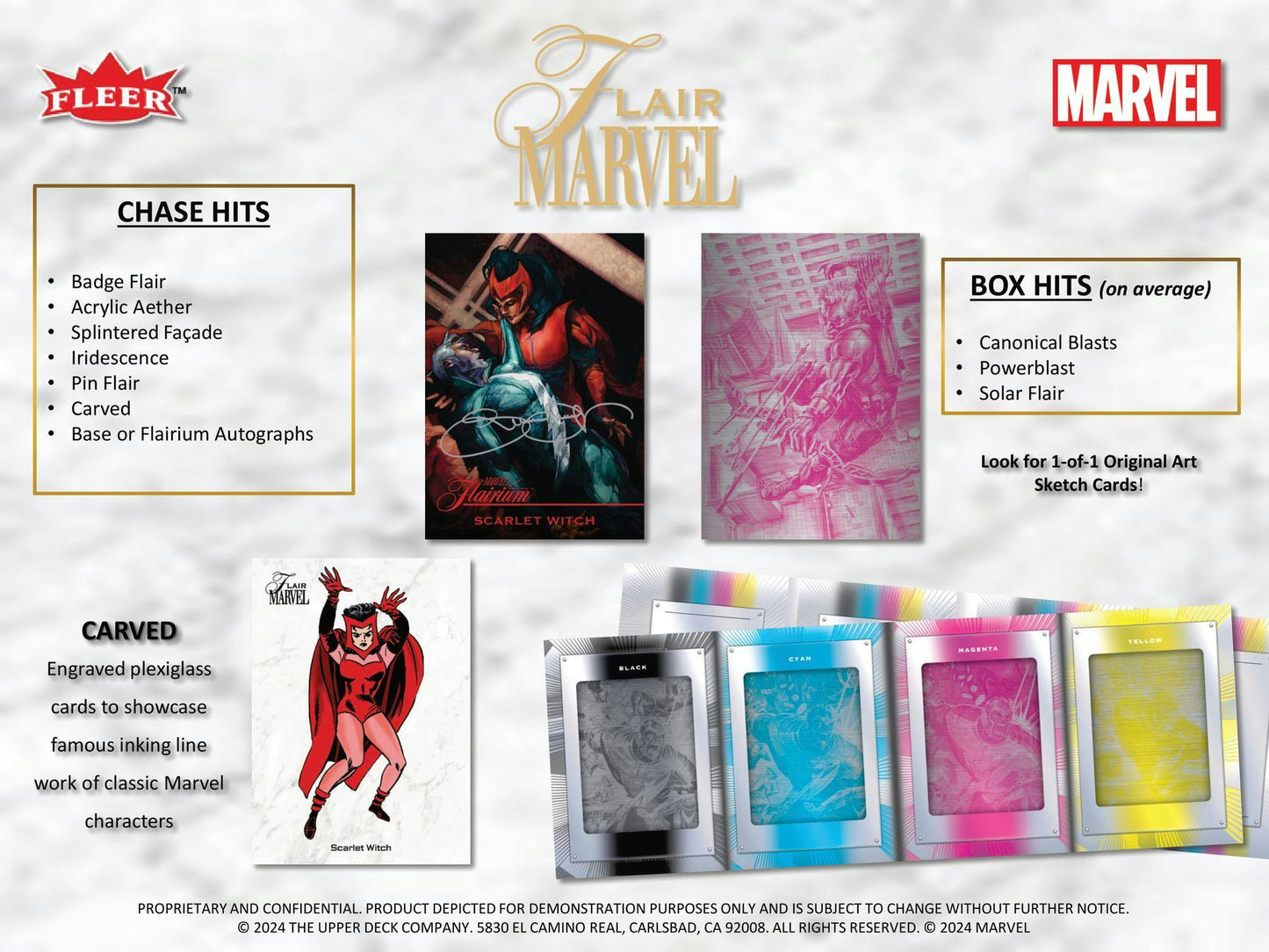 2023 Upper Deck Flair Marvel Trading Cards Hobby Box 053334987240 at King Card Canada