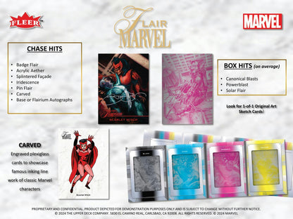 2023 Upper Deck Flair Marvel Trading Cards Hobby Box 053334987240 at King Card Canada