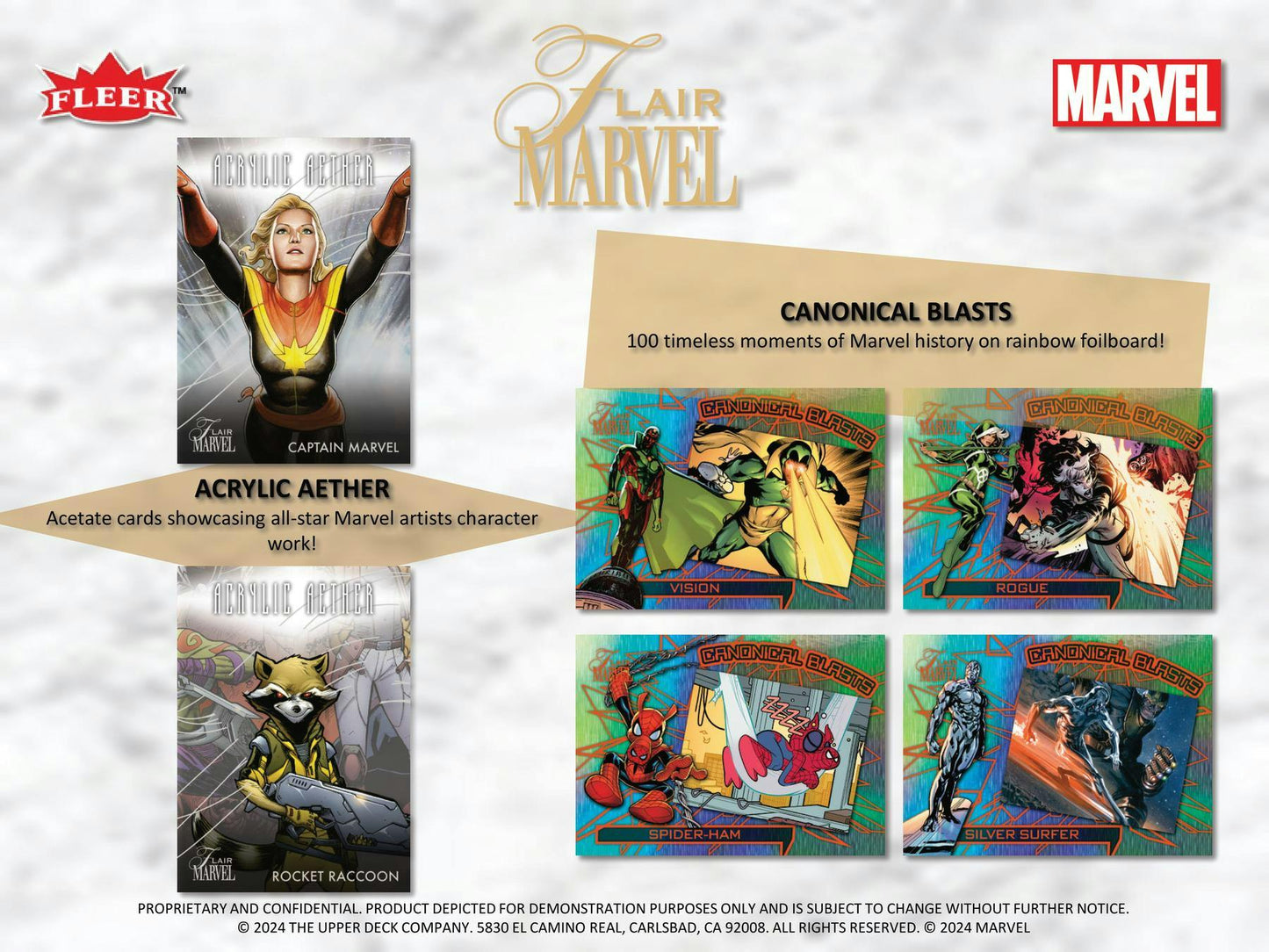 2023 Upper Deck Flair Marvel Trading Cards Hobby Box 053334987240 at King Card Canada