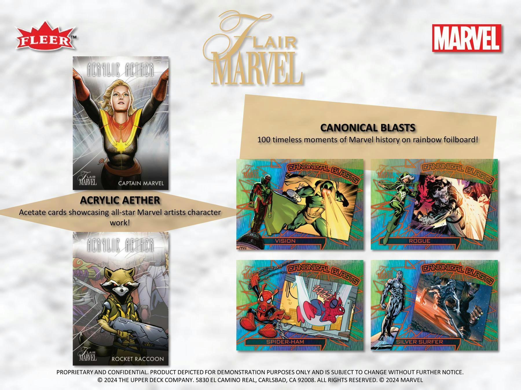 2023 Upper Deck Flair Marvel Trading Cards Hobby Box 053334987240 at King Card Canada