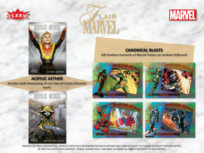 2023 Upper Deck Flair Marvel Trading Cards Hobby Box 053334987240 at King Card Canada
