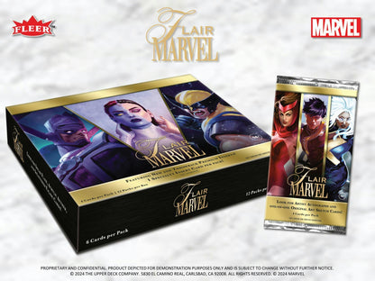 2023 Upper Deck Flair Marvel Trading Cards Hobby Box 053334987240 at King Card Canada