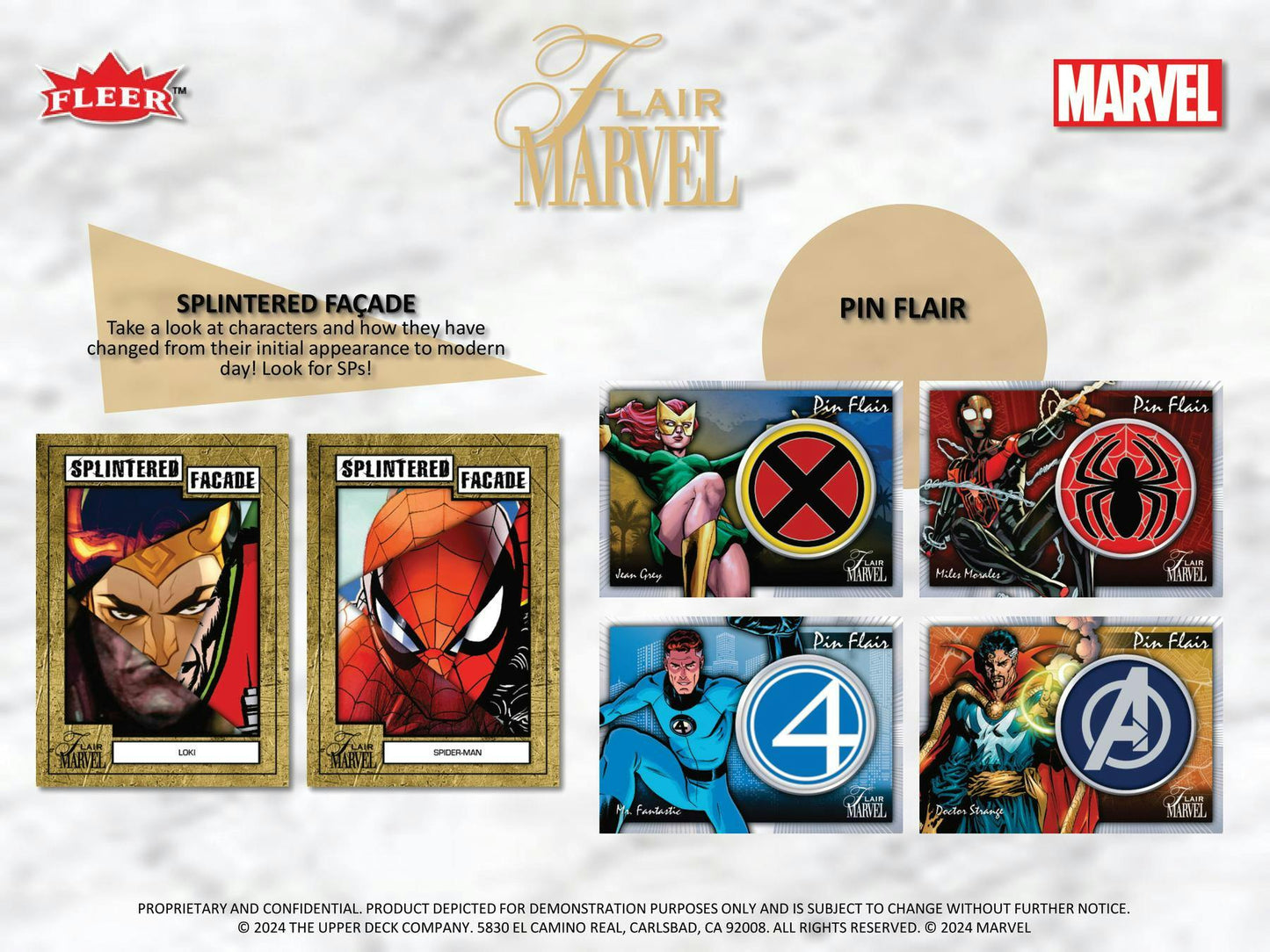 2023 Upper Deck Flair Marvel Trading Cards Hobby Box 053334987240 at King Card Canada