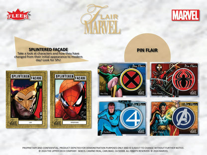 2023 Upper Deck Flair Marvel Trading Cards Hobby Box 053334987240 at King Card Canada