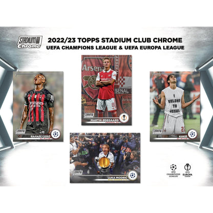 2022-23 Topps Stadium Club Chrome UEFA Champions League Soccer Hobby Box - King Card Canada