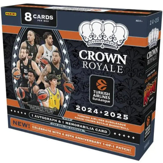 2024 - 25 Panini Crown Royale EuroLeague Basketball Hobby Box 746134189401 at King Card Canada