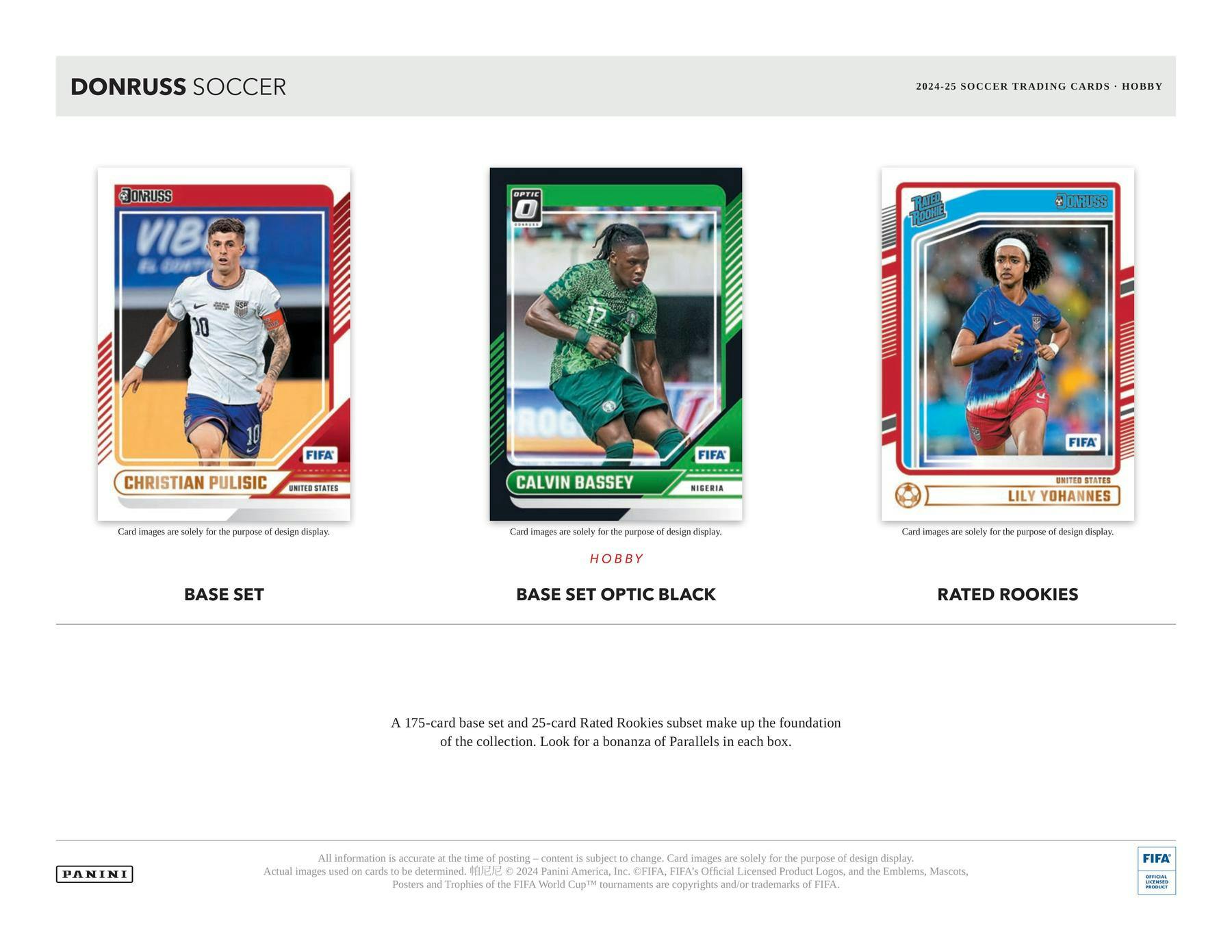 2024 - 25 Panini Donruss Soccer Hobby Box 746134162992 at King Card Canada