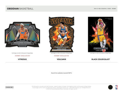 2024 - 25 Panini Obsidian Basketball Hobby Box 746134179389 at King Card Canada