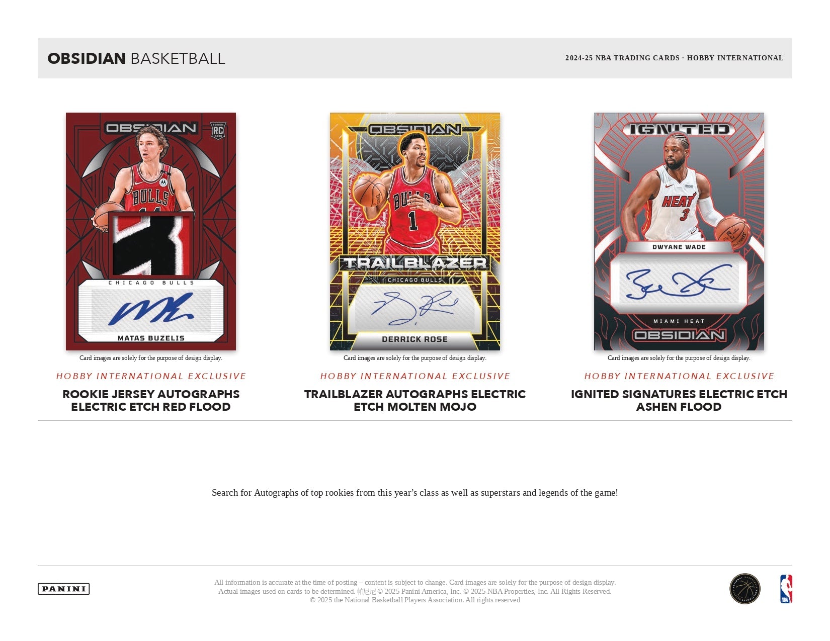 2024 - 25 Panini Obsidian Basketball International Hobby Box 746134179440 at King Card Canada
