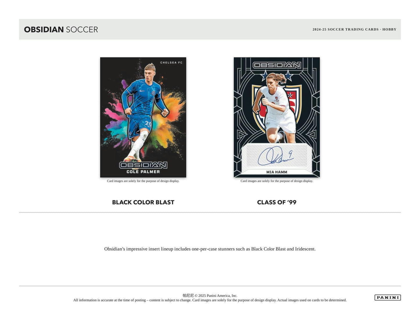 2024 - 25 Panini Obsidian Soccer Hobby Box 746134177866 at King Card Canada