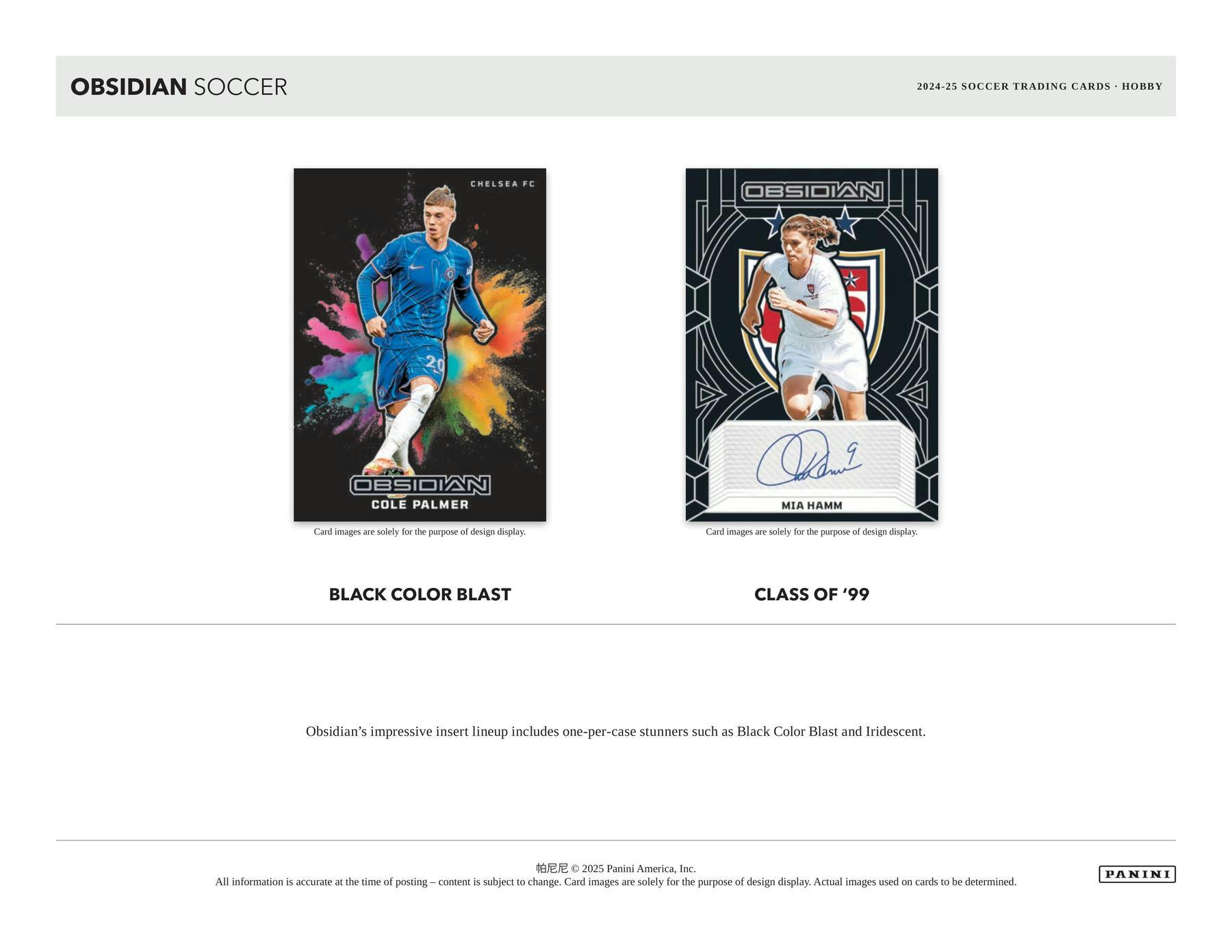 2024 - 25 Panini Obsidian Soccer Hobby Box 746134177866 at King Card Canada