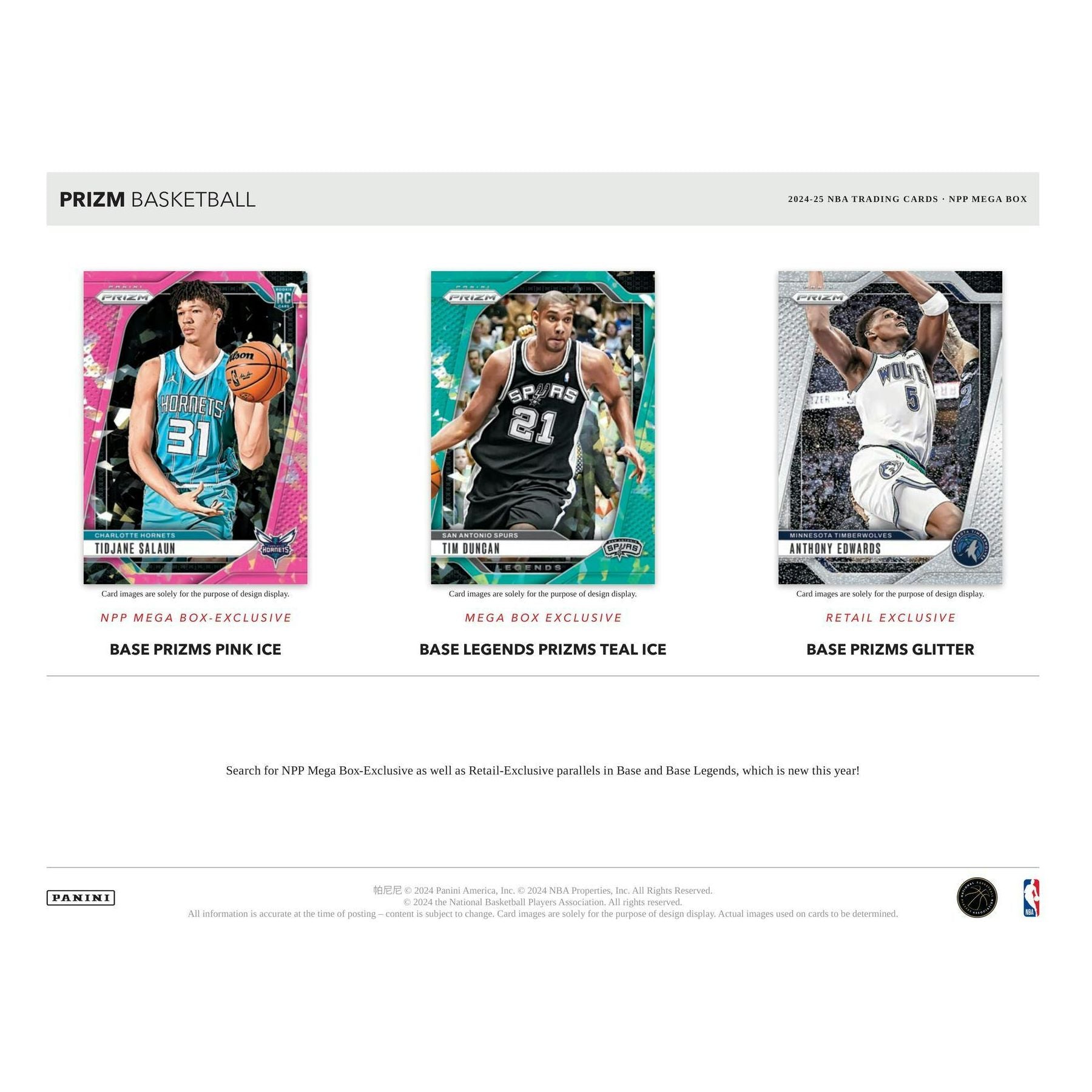 2024 - 25 Panini Prizm Basketball Mega Box 746134164354 at King Card Canada