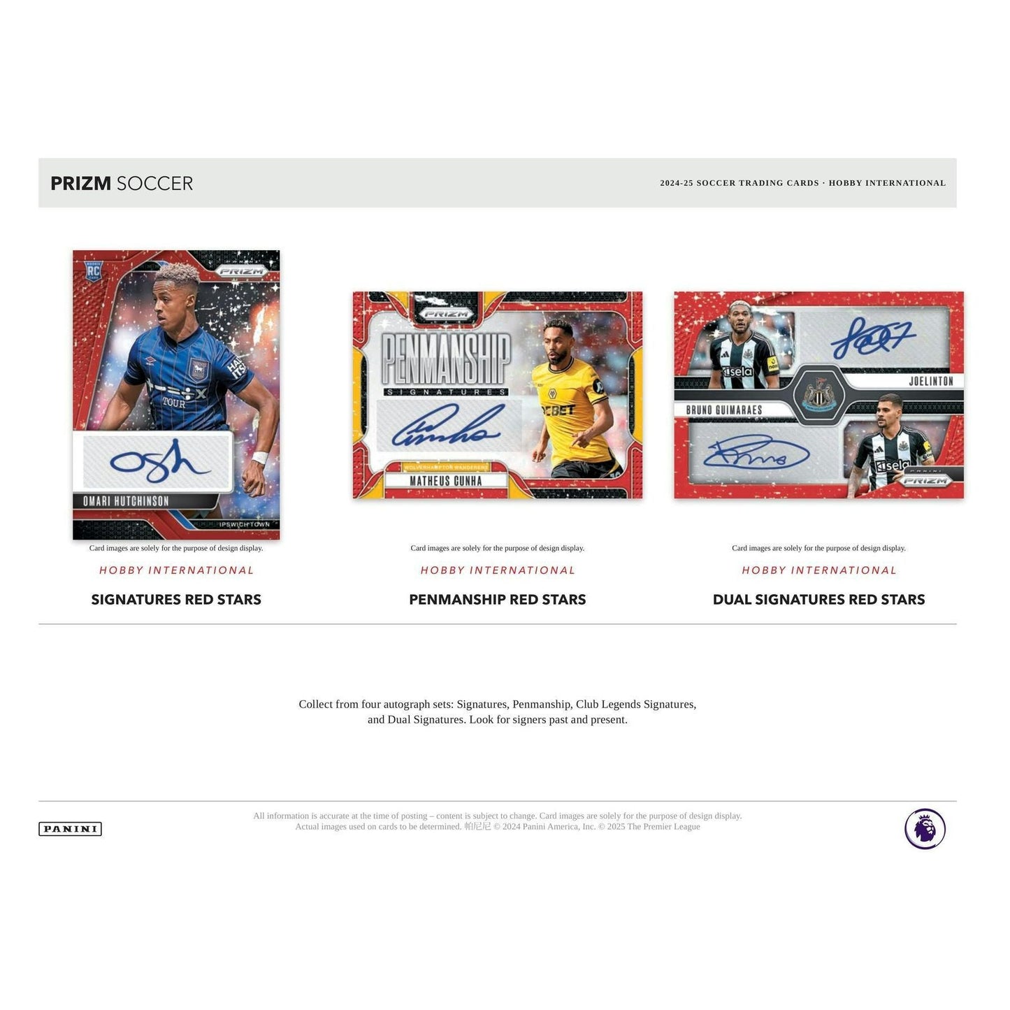 2024 - 25 Panini Prizm EPL English Premier League Soccer International Hobby Box 746134163319 at King Card Canada