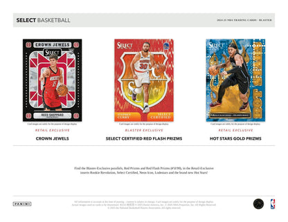 2024 - 25 Panini Select Basketball Blaster Box 746134180637 at King Card Canada