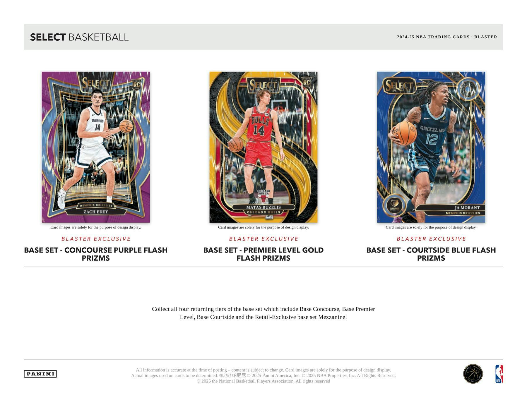 2024 - 25 Panini Select Basketball Blaster Box 746134180637 at King Card Canada