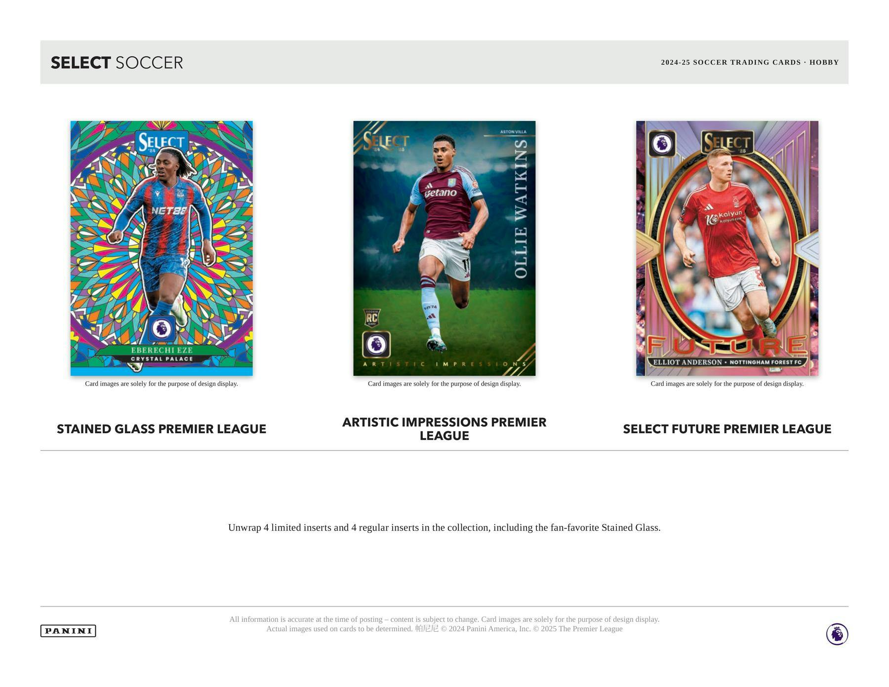 2024 - 25 Panini Select EPL English Premier League Soccer Hobby Box 746134177453 at King Card Canada