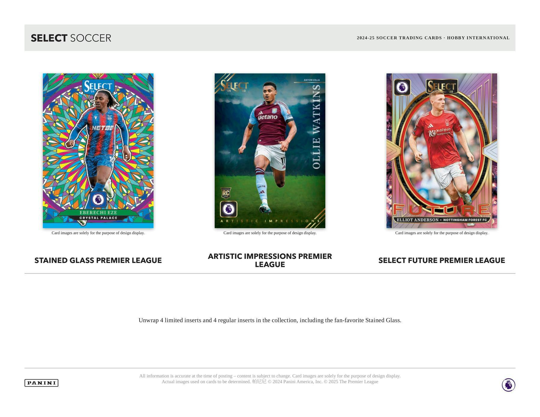 2024 - 25 Panini Select EPL English Premier League Soccer International Hobby Box 746134177484 at King Card Canada