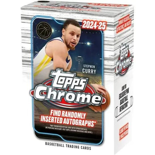 2024 - 25 Topps Chrome Basketball Blaster Value Box 887521134557 at King Card Canada