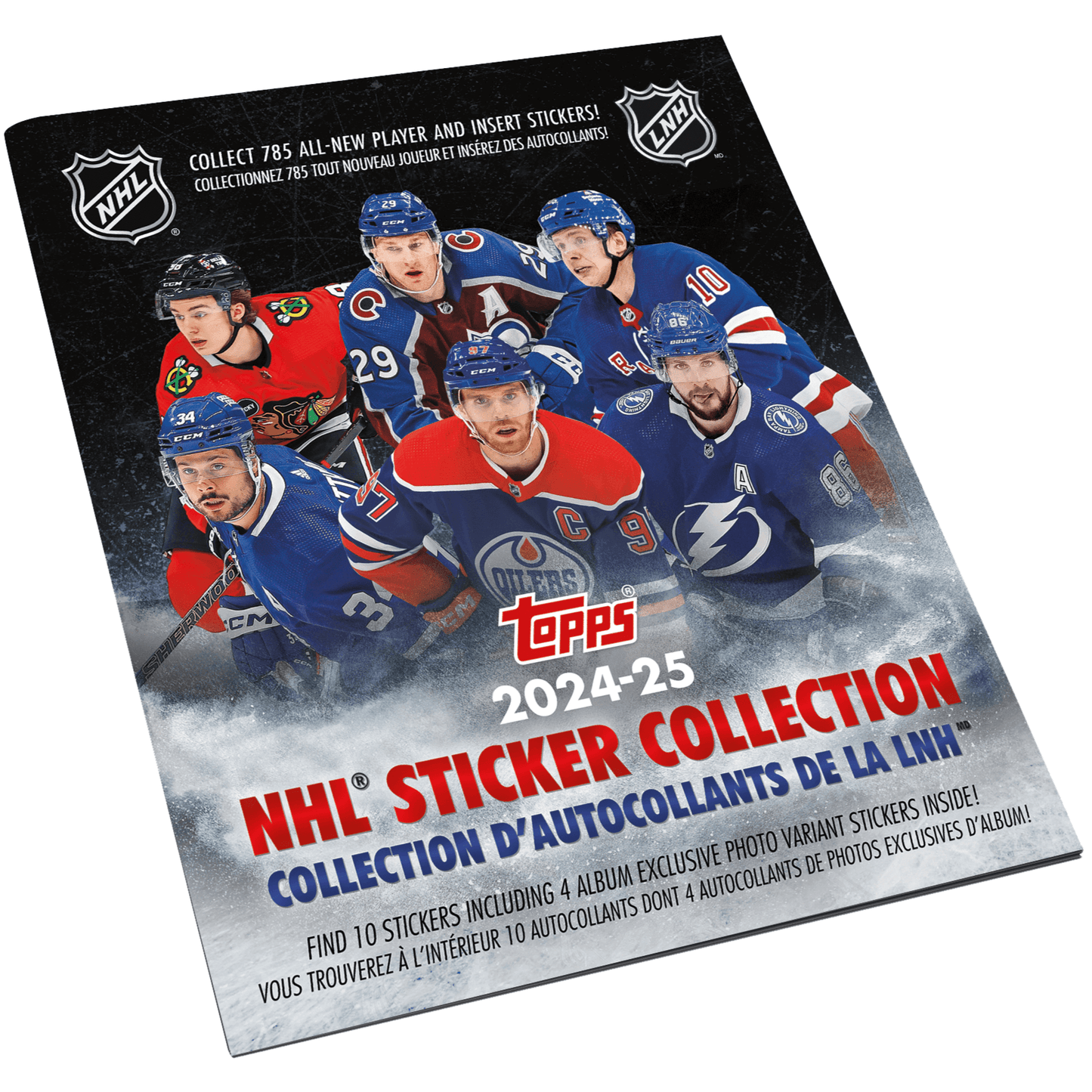 2024 - 25 Topps NHL Hockey Sticker Collection Album 887521133451 at King Card Canada