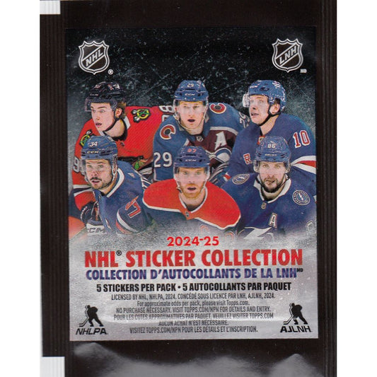 2024 - 25 Topps NHL Hockey Sticker Collection Pack 887521133420 at King Card Canada