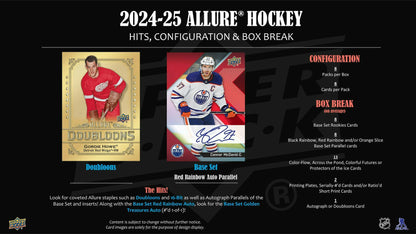 2024 - 25 Upper Deck Allure Hockey Hobby Box 053334759298 at King Card Canada