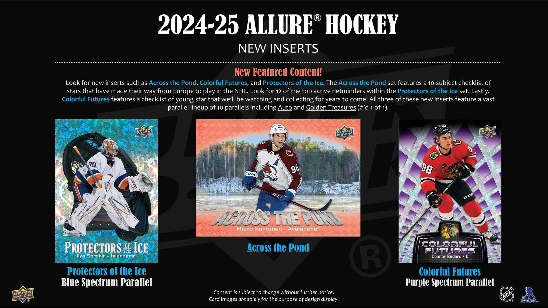 2024 - 25 Upper Deck Allure Hockey Hobby Box 053334759298 at King Card Canada