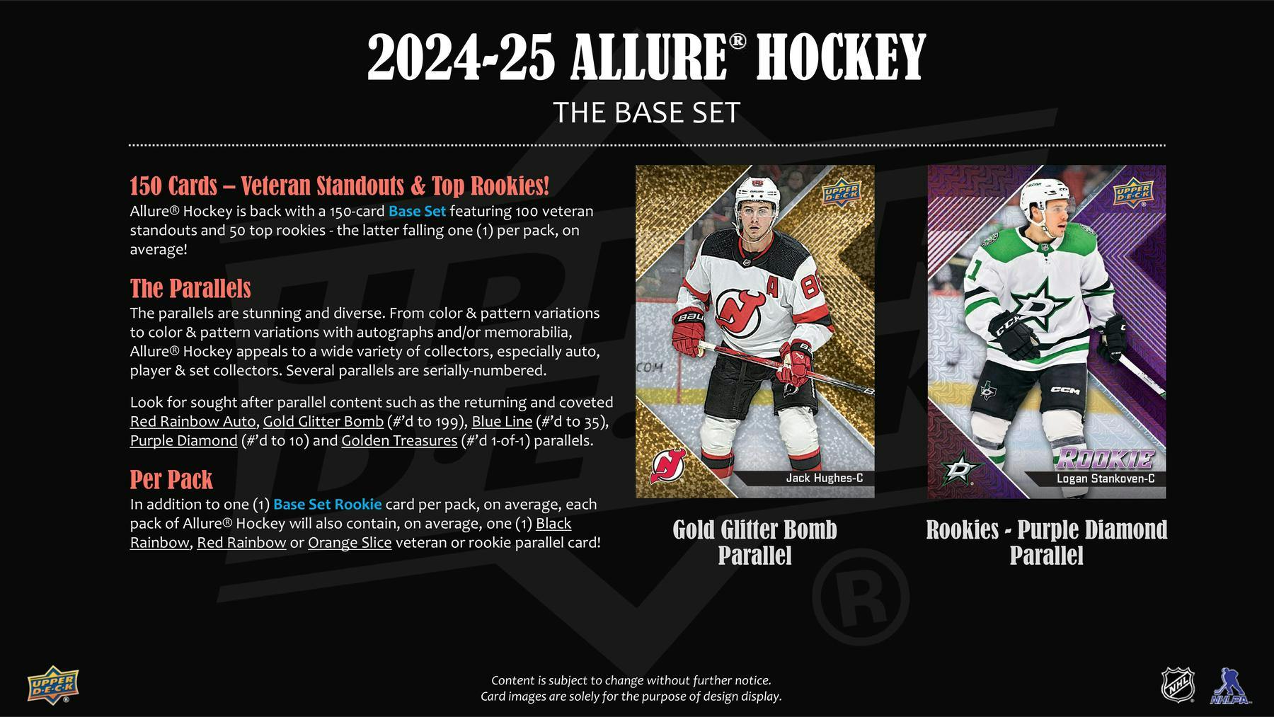 2024 - 25 Upper Deck Allure Hockey Hobby Box 053334759298 at King Card Canada