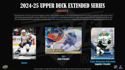 2024 - 25 Upper Deck Extended Series Hockey Hobby Box 053334328463 at King Card Canada