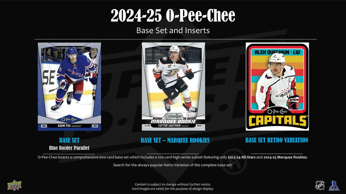 2024 - 25 Upper Deck O - Pee - Chee Hockey Blaster Box 053334707916 at King Card Canada