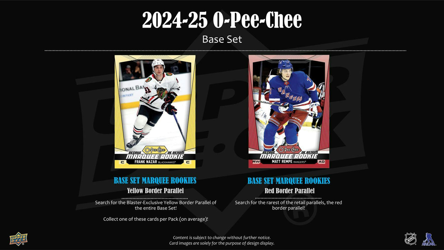 2024 - 25 Upper Deck O - Pee - Chee Hockey Blaster Box 053334707916 at King Card Canada