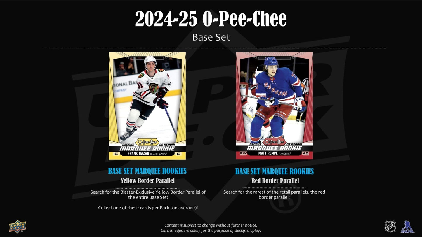 2024 - 25 Upper Deck O - Pee - Chee Hockey Fat Pack 053334708302 at King Card Canada