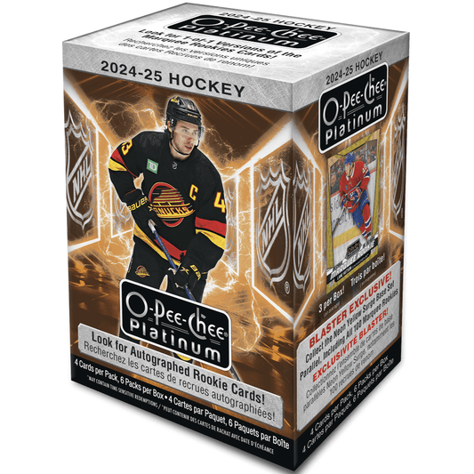 2024 - 25 Upper Deck O - Pee - Chee Platinum Hockey Blaster Box 053334825702 at King Card Canada