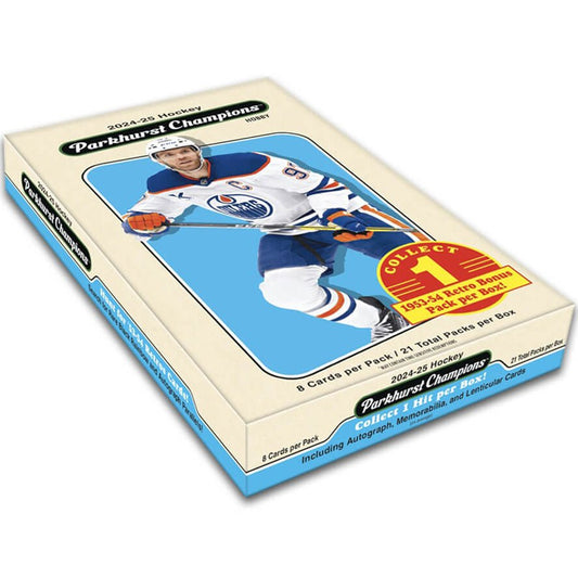 2024-25 Upper Deck Parkhurst Champions Hockey Hobby Box 053334310499 at King Card Canada