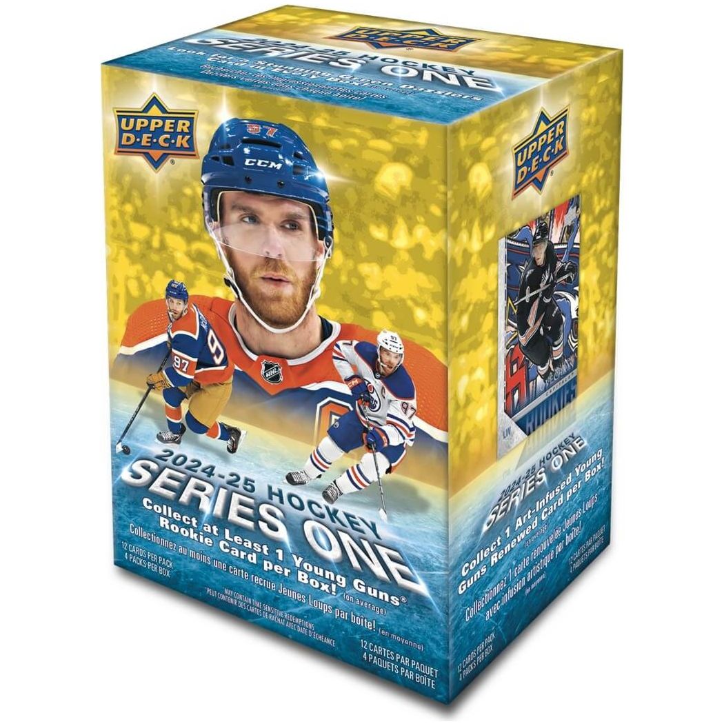 2024 - 25 Upper Deck Series 1 Hockey Blaster Box 053334656078 at King Card Canada