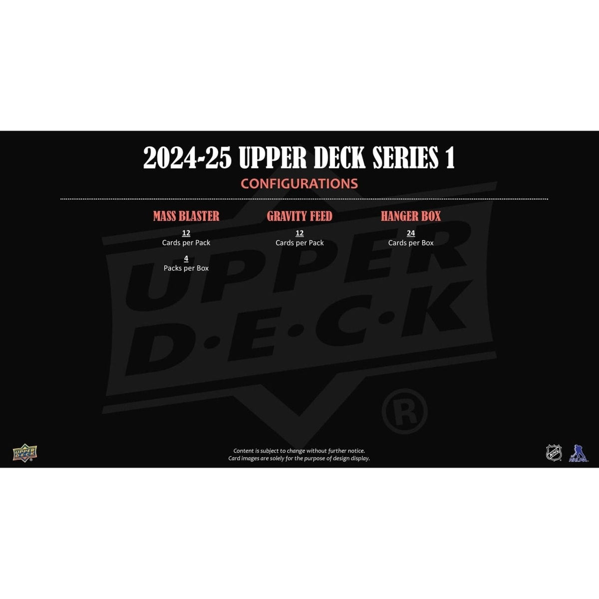 2024-25 Upper Deck Series 1 Hockey Starter Kit 053334657297 at King Card Canada