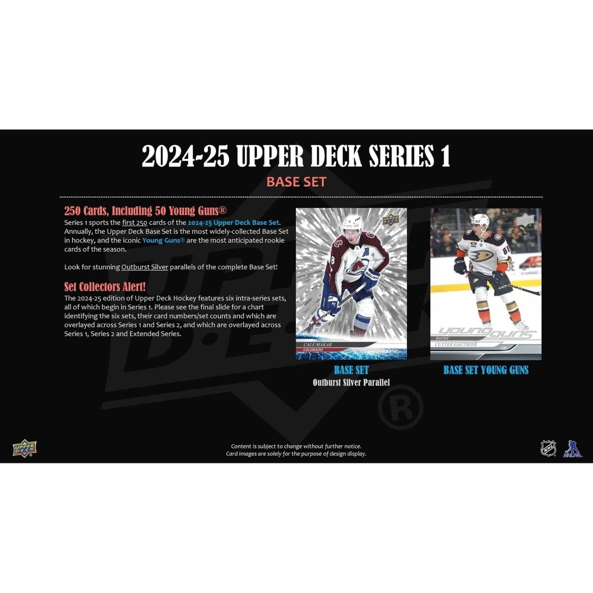 2024-25 Upper Deck Series 1 Hockey Starter Kit 053334657297 at King Card Canada