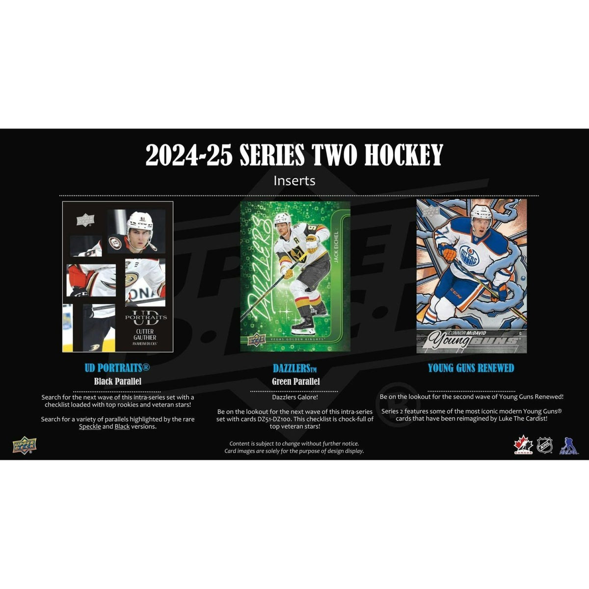 2024-25 Upper Deck Series 2 Hockey Collector's Tin 053334797993 at King Card Canada