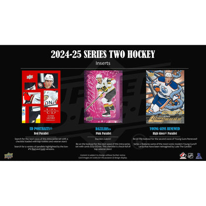 2024 - 25 Upper Deck Series 2 Hockey Hobby Box 053334793629 at King Card Canada