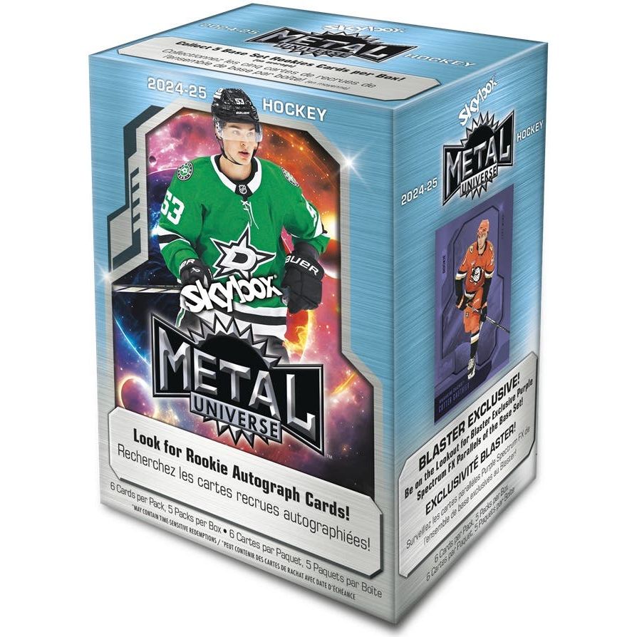 2024 - 25 Upper Deck Skybox Metal Universe Hockey Blaster Box 053334305556 at King Card Canada