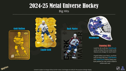 2024 - 25 Upper Deck Skybox Metal Universe Hockey Hobby Box 053334305495 at King Card Canada