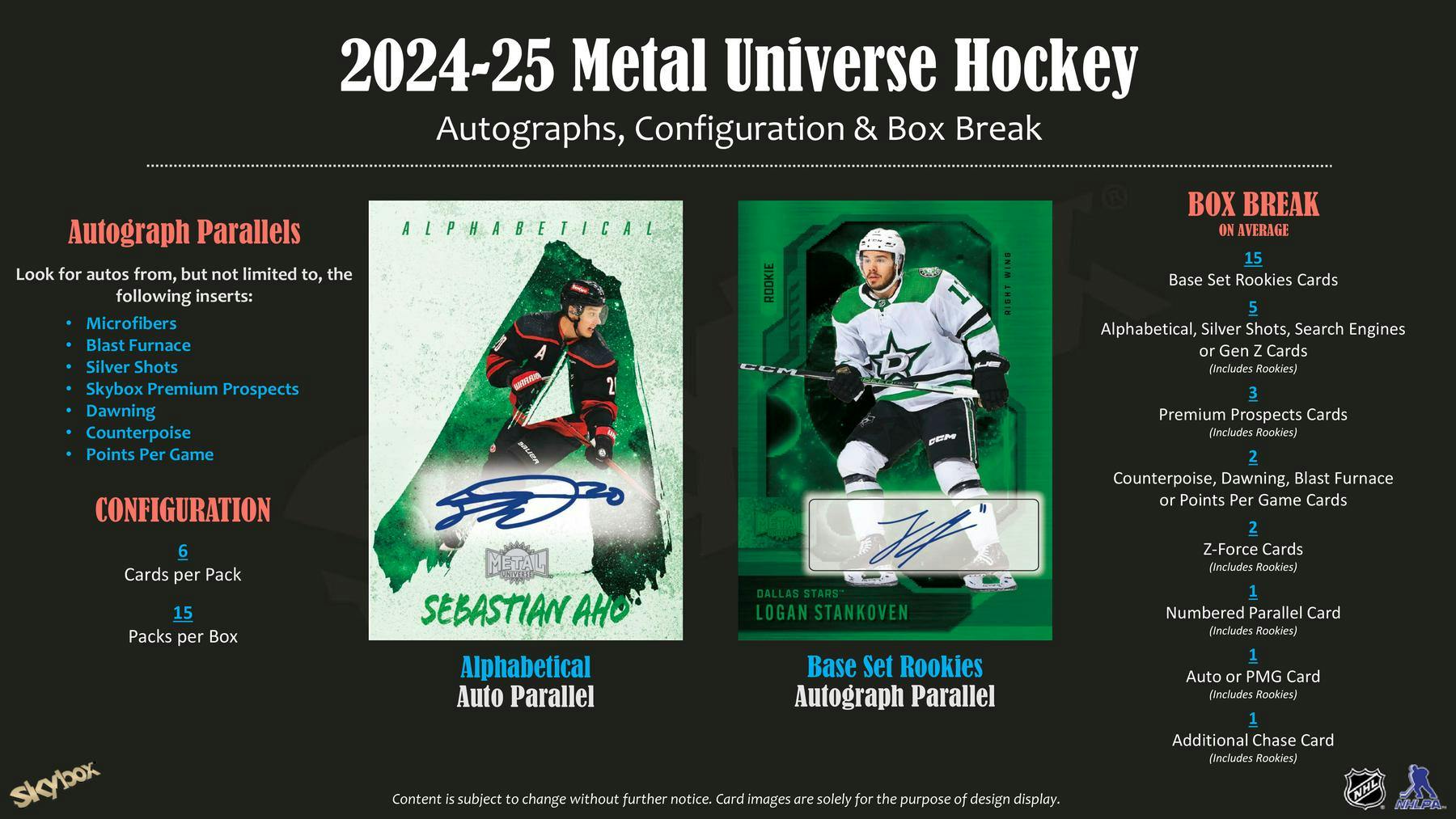 2024 - 25 Upper Deck Skybox Metal Universe Hockey Hobby Box 053334305495 at King Card Canada