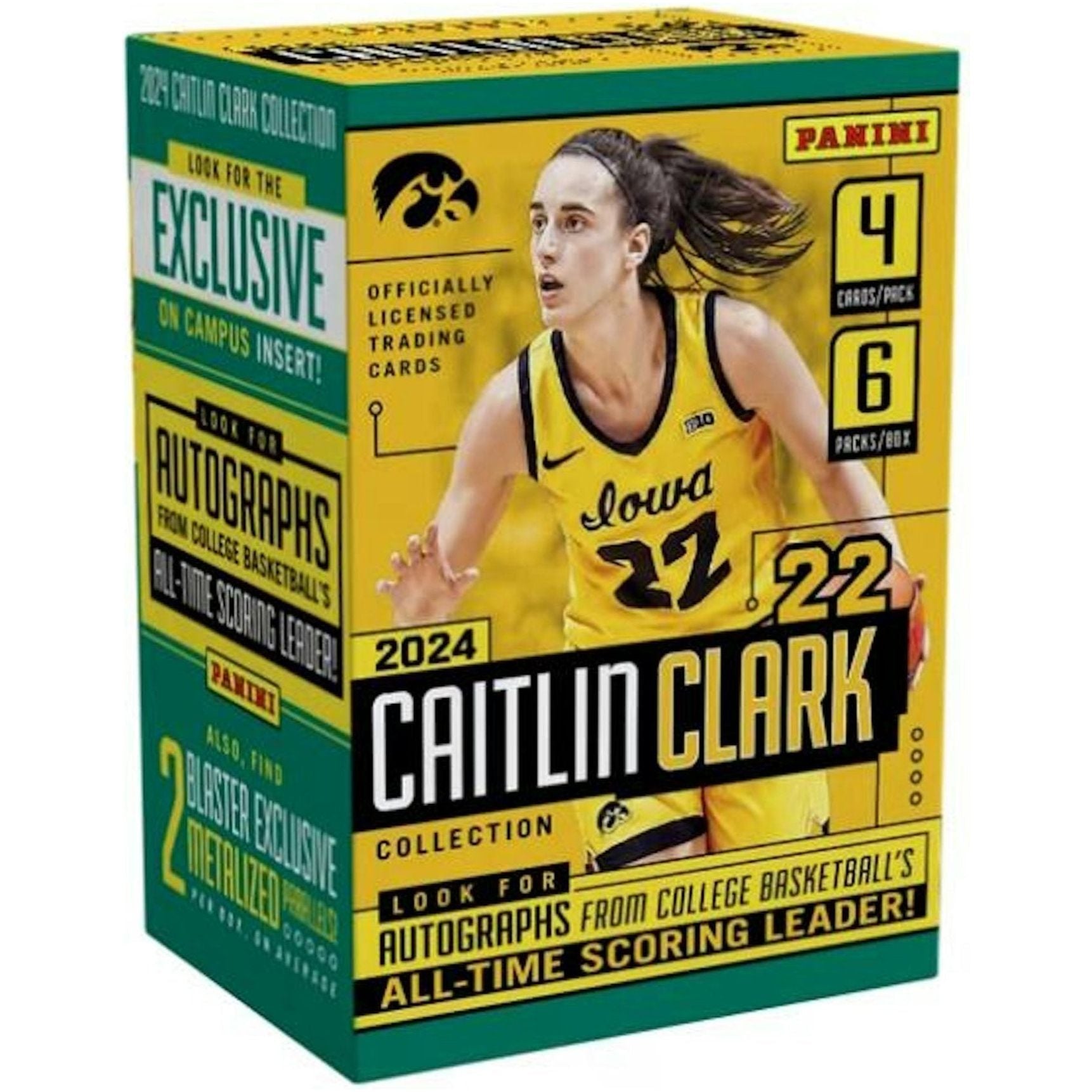 2024 Panini Caitlin Clark Collection Basketball Blaster Box 746134175985 - King Card Canada