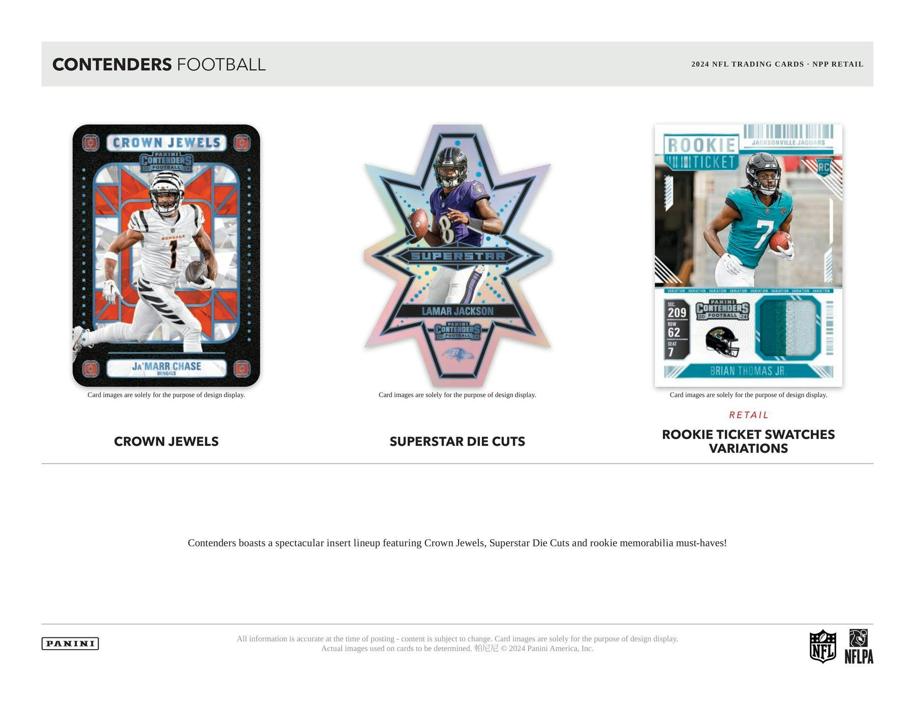 2024 Panini Contenders Football Blaster Box 746134169908 at King Card Canada