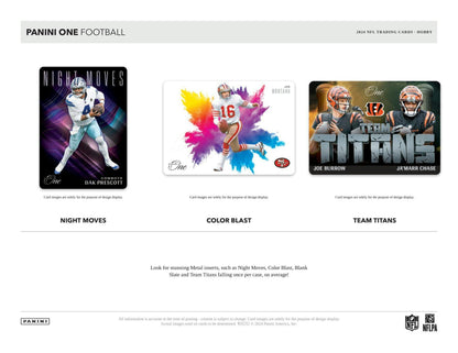 2024 Panini One Football Hobby Box 746134173196 at King Card Canada
